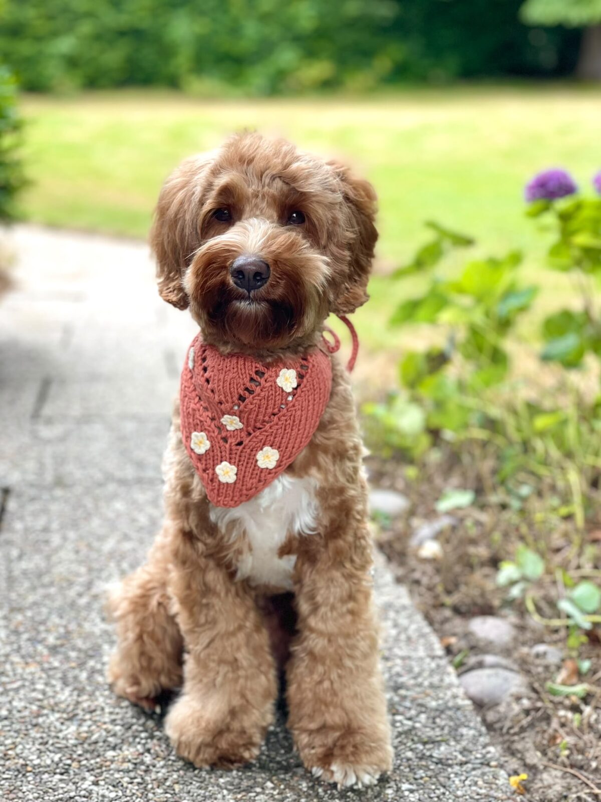 Bandana ażurowa Flowers - obrazek 9