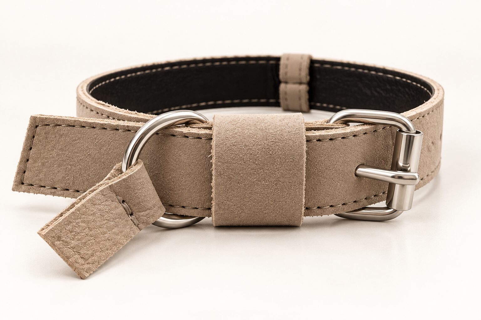Signature leather collar